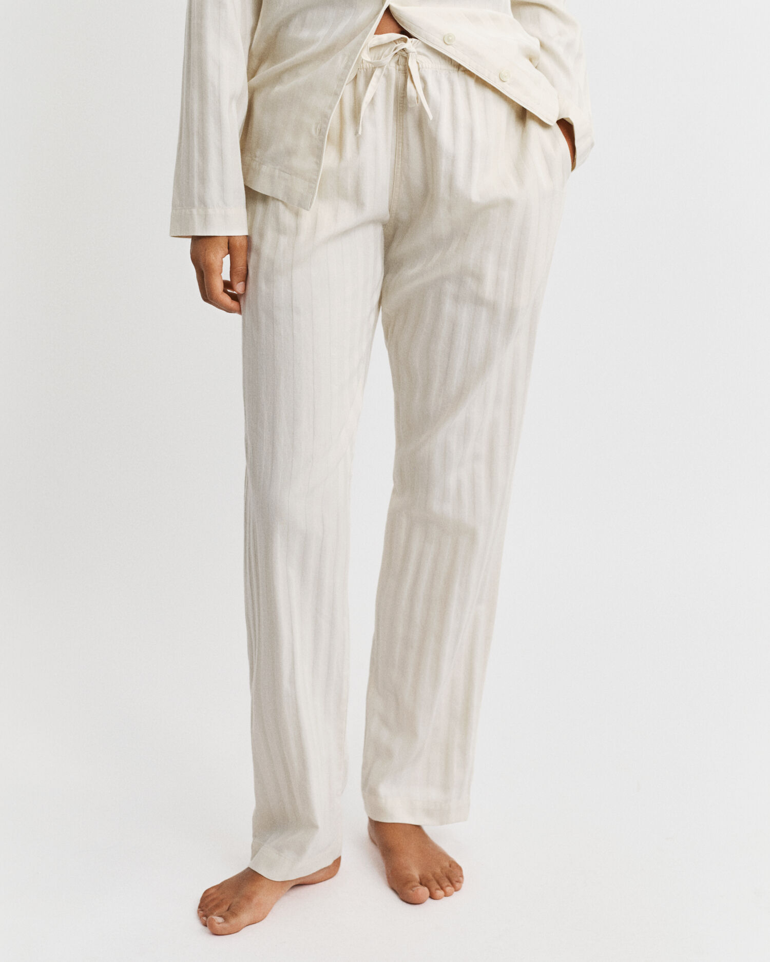 Cadeauset met satijnen pyjama met streepje