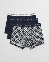 Set van drie boxershorts met G-patroon
