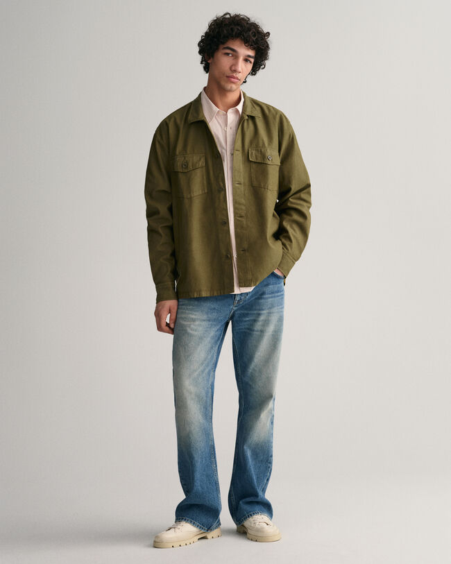 Licht Twill overshirt