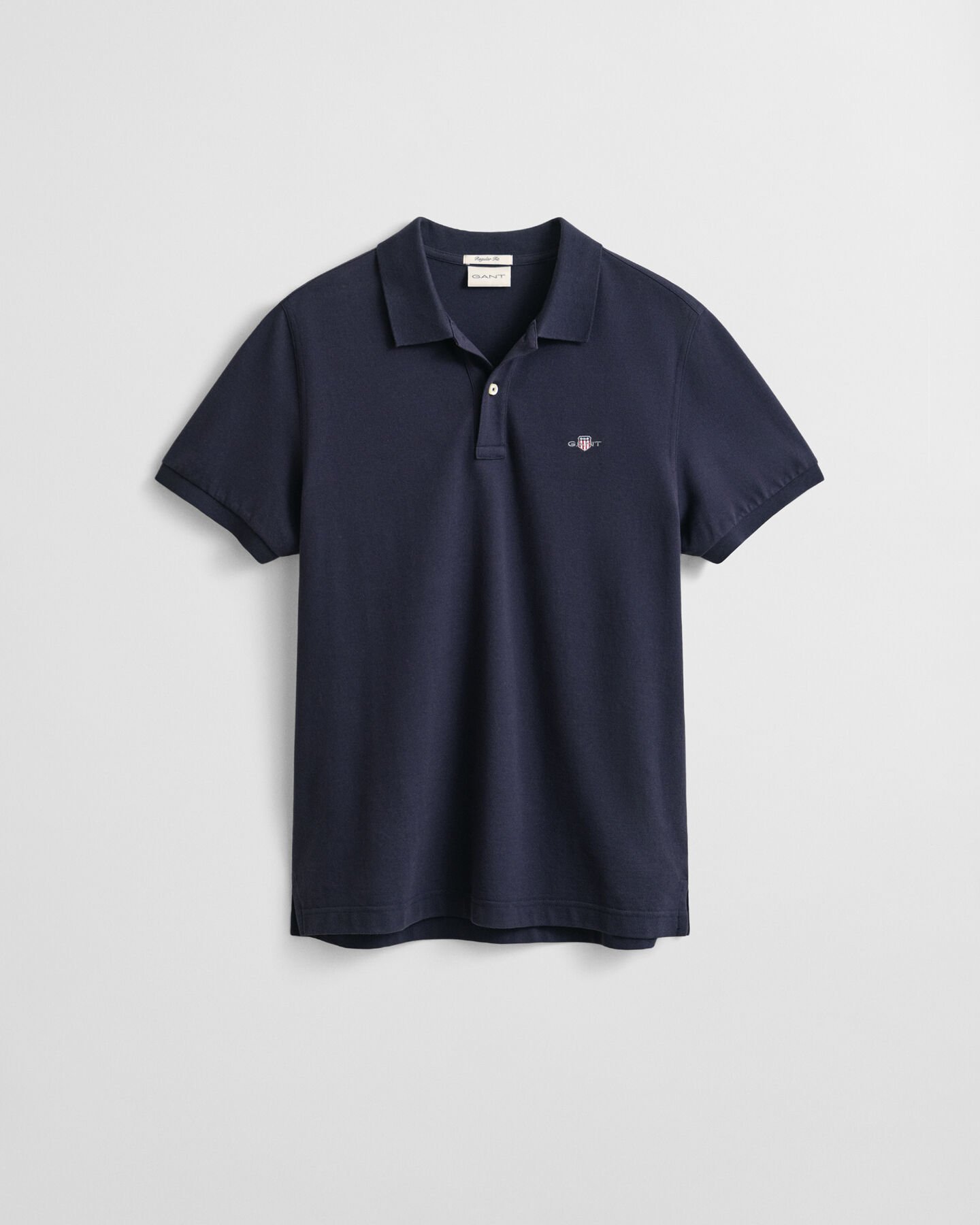 Regular Fit Shield piqué poloshirt