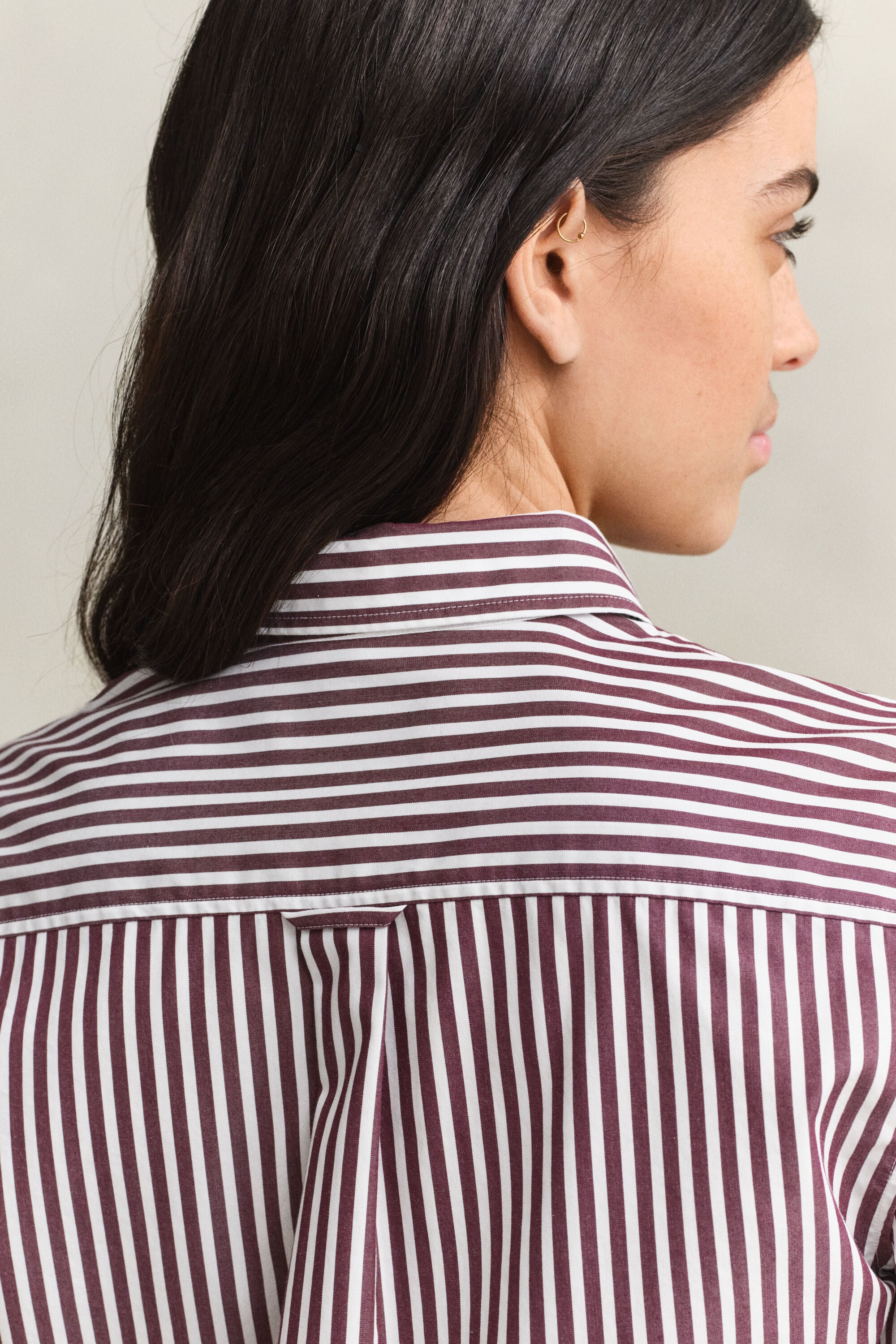 Regular Fit Classic gestreept overhemd van poplin