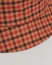 Geruit vissershoedje