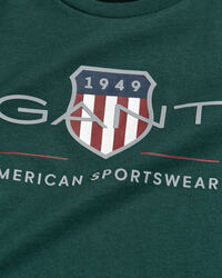 Kids Archive Shield T-shirt met lange mouwen