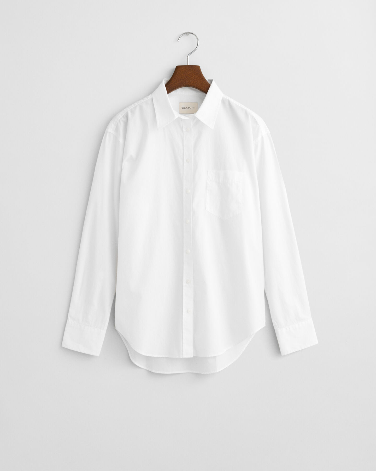 Relaxed Fit Classic overhemd van poplin