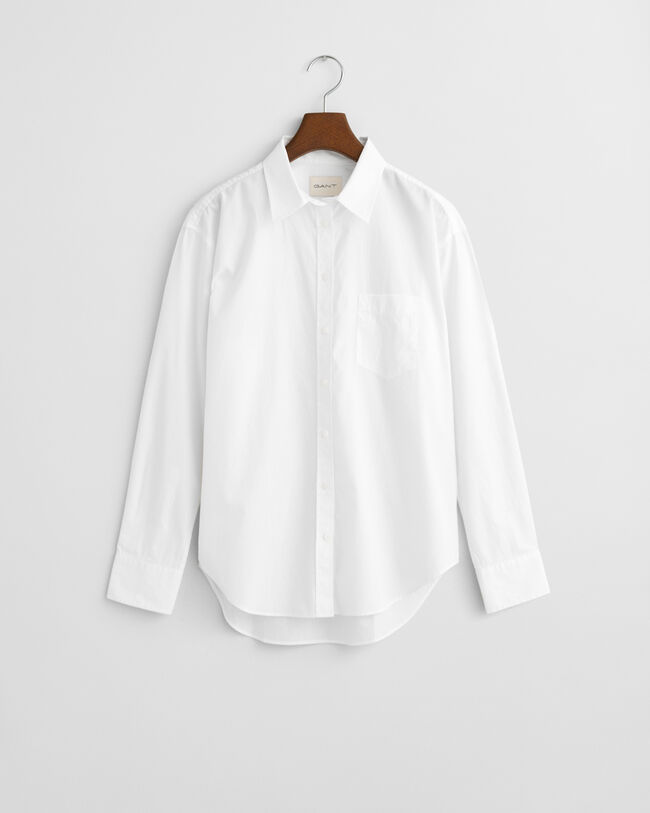 Relaxed Fit Classic overhemd van poplin