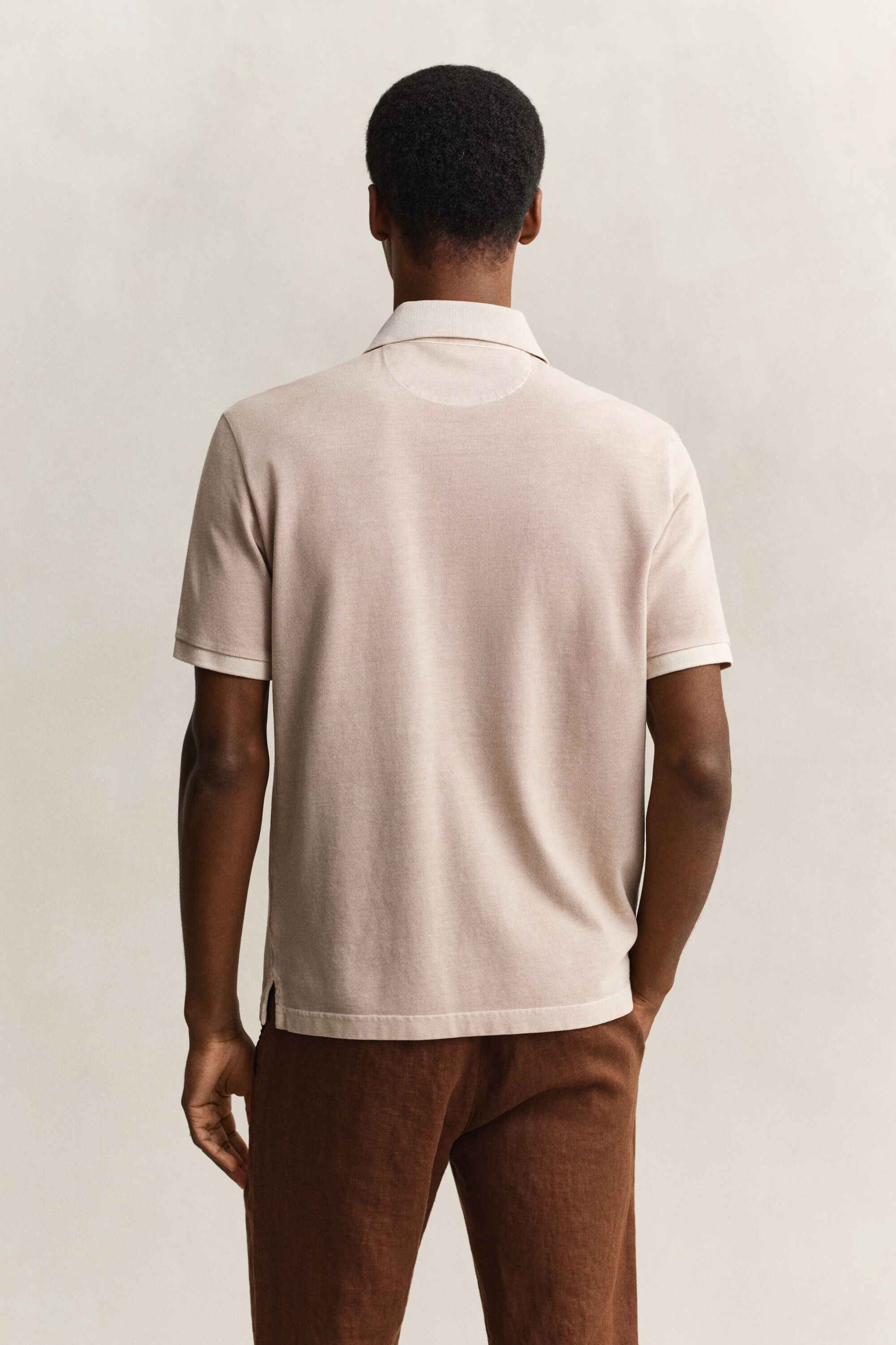 Zonverbleekt poloshirt