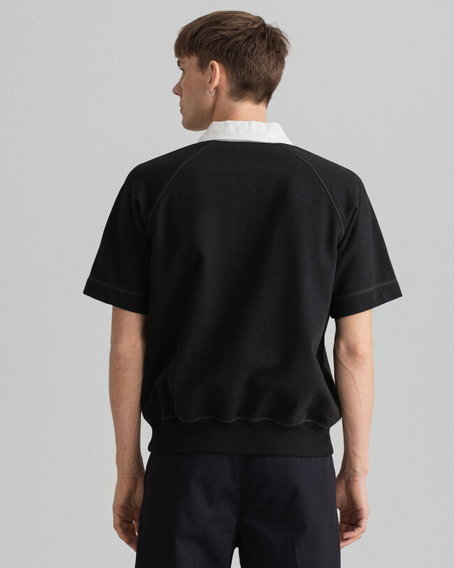 Rugger sweatshirt met korte mouwen