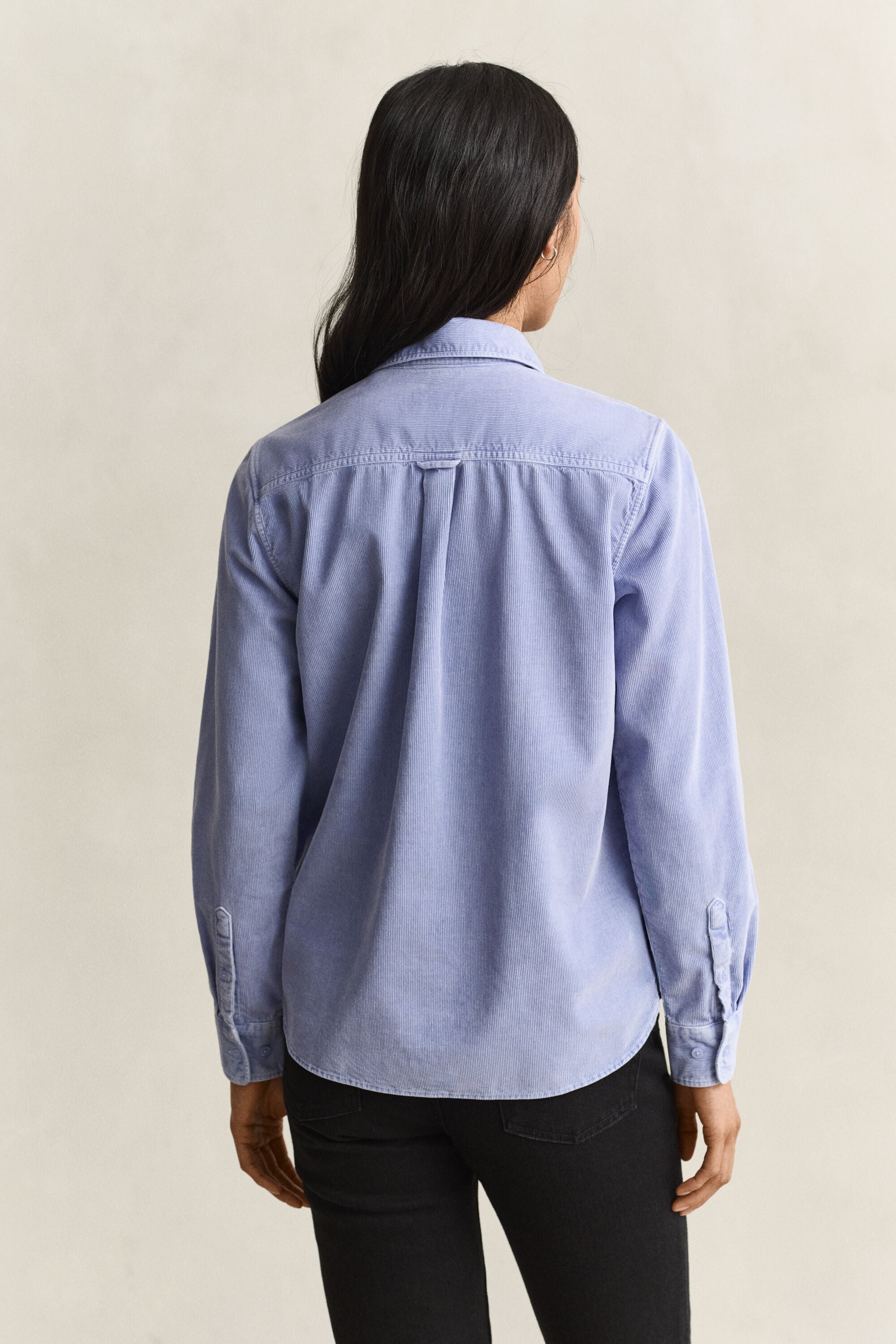 Regular corduroy overhemd