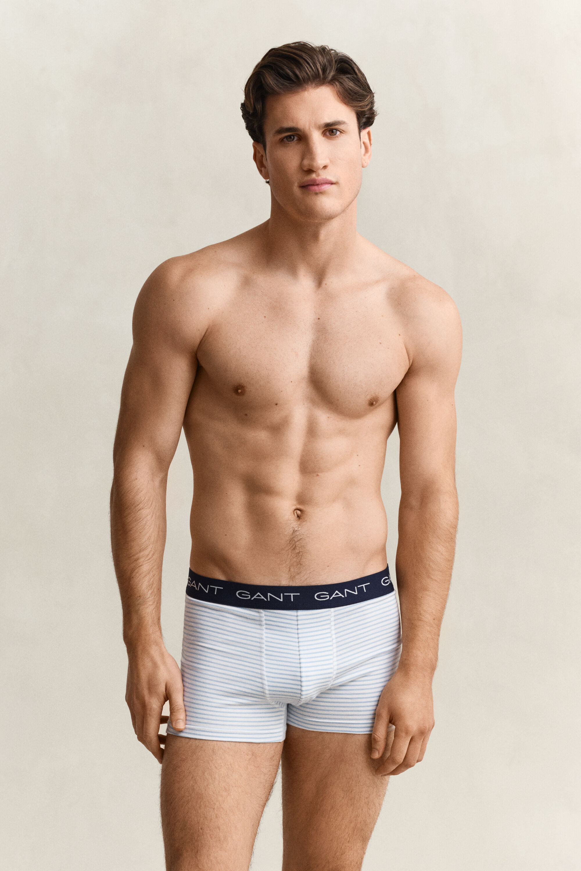 Set van drie gestreepte boxershorts