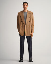 Classic katoenen trui met ronde hals