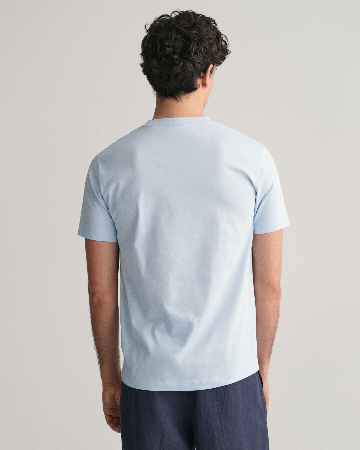 Contrast T-shirt met klein GANT-logo