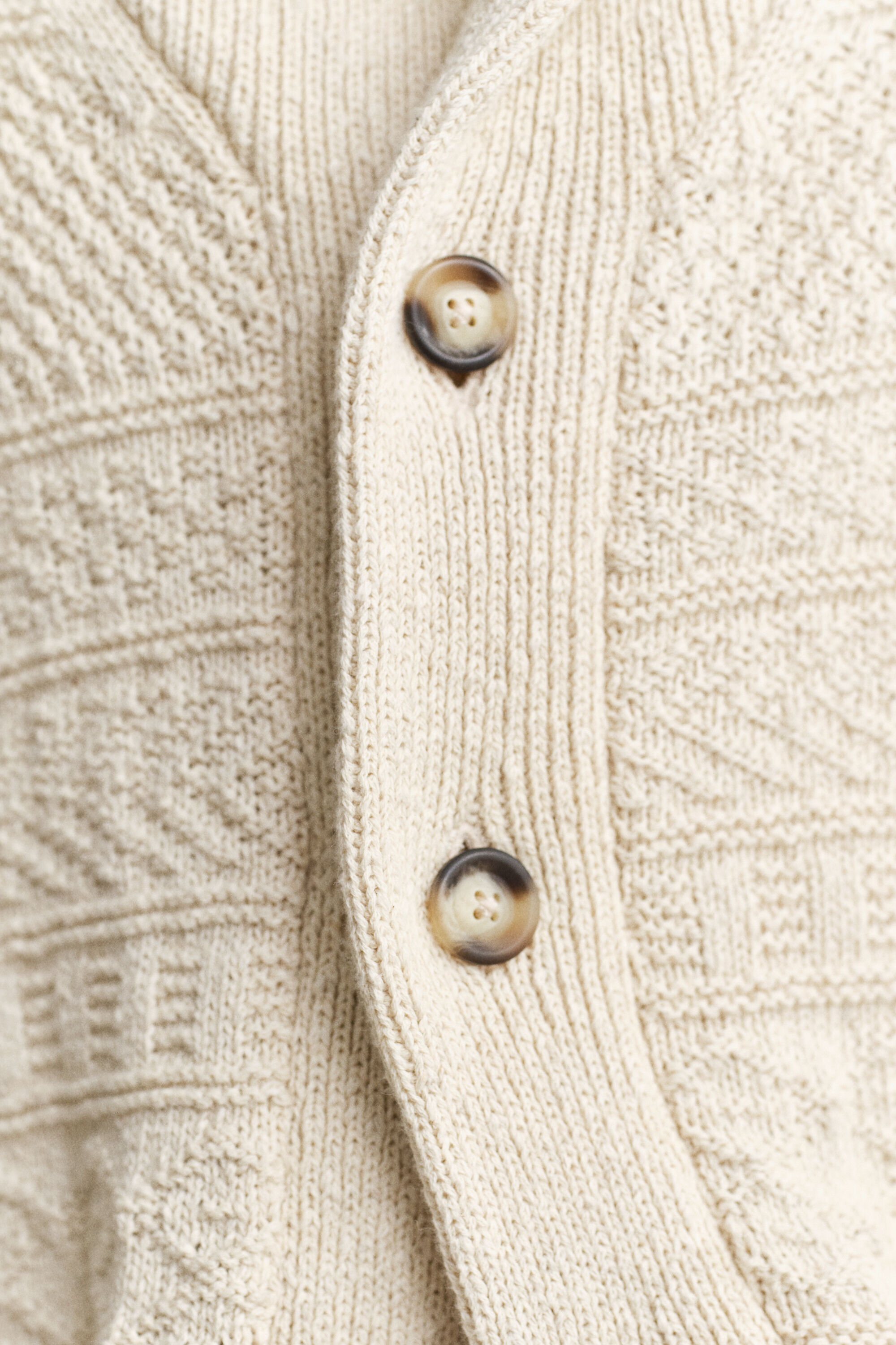 Vest van katoenmix met textuur