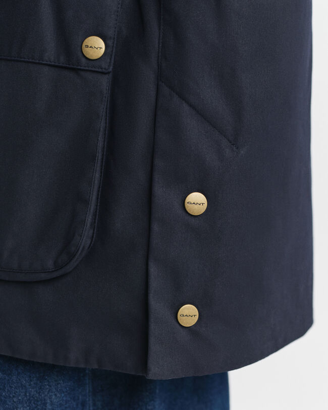 Double Decker jack van gewaxt katoen