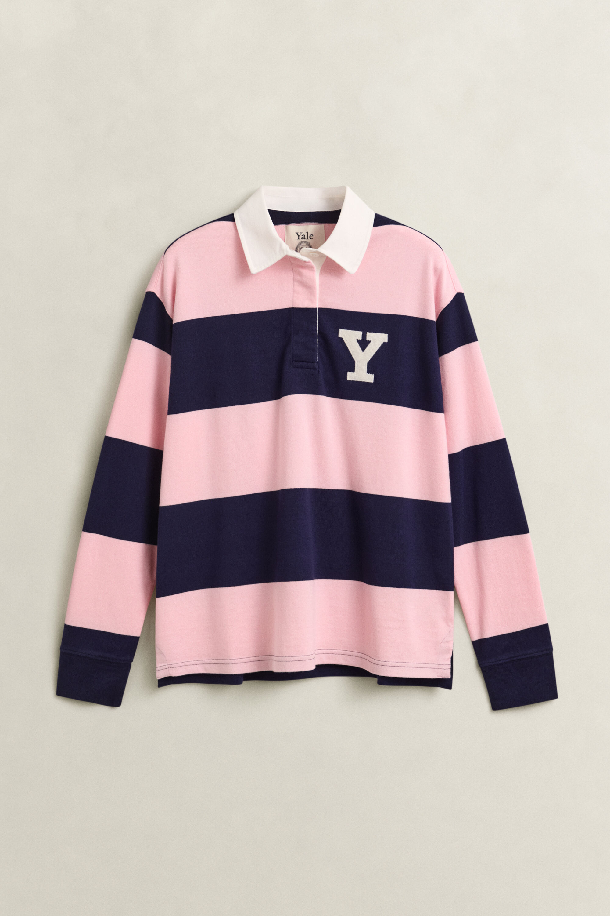 Gant x Yale Heavy Rugger met brede strepen