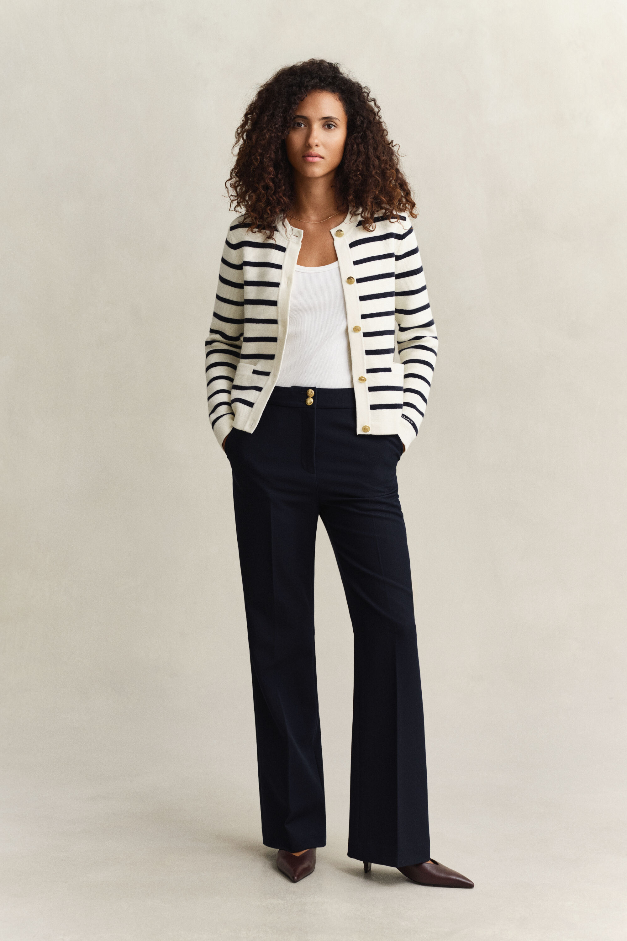 Gebreid jasje van katoen