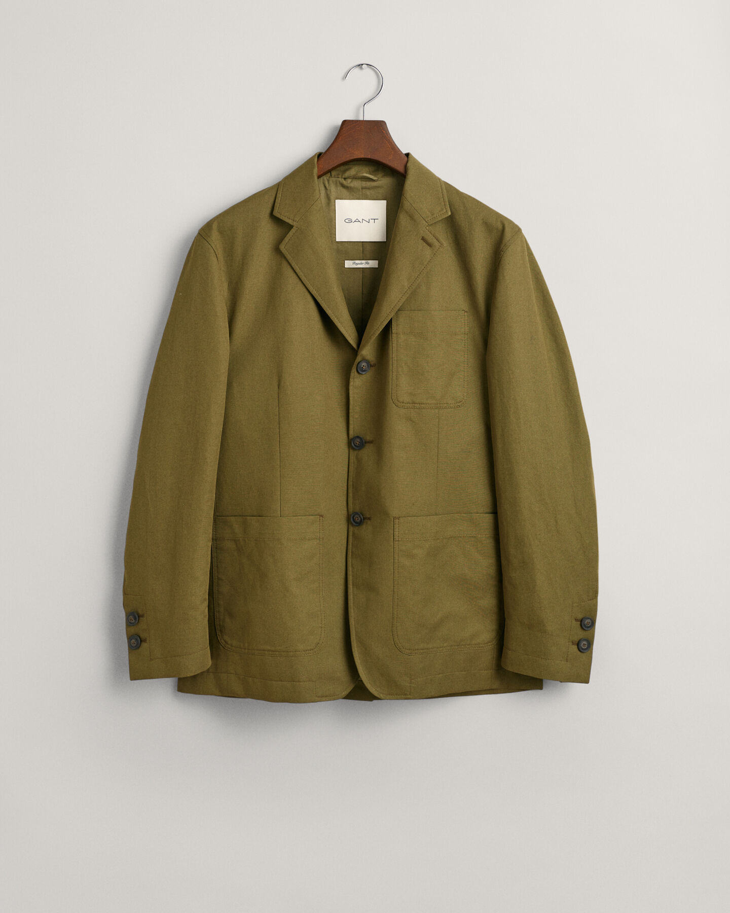 Regular Fit katoenen blazer