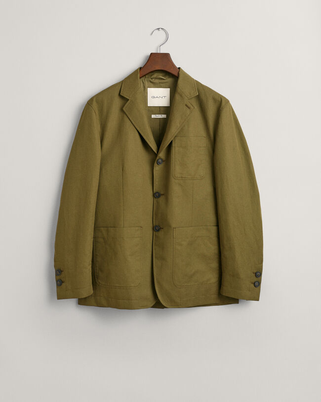 Regular Fit katoenen blazer