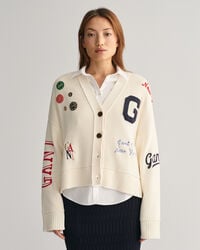 Cropped GANT Varsity vest