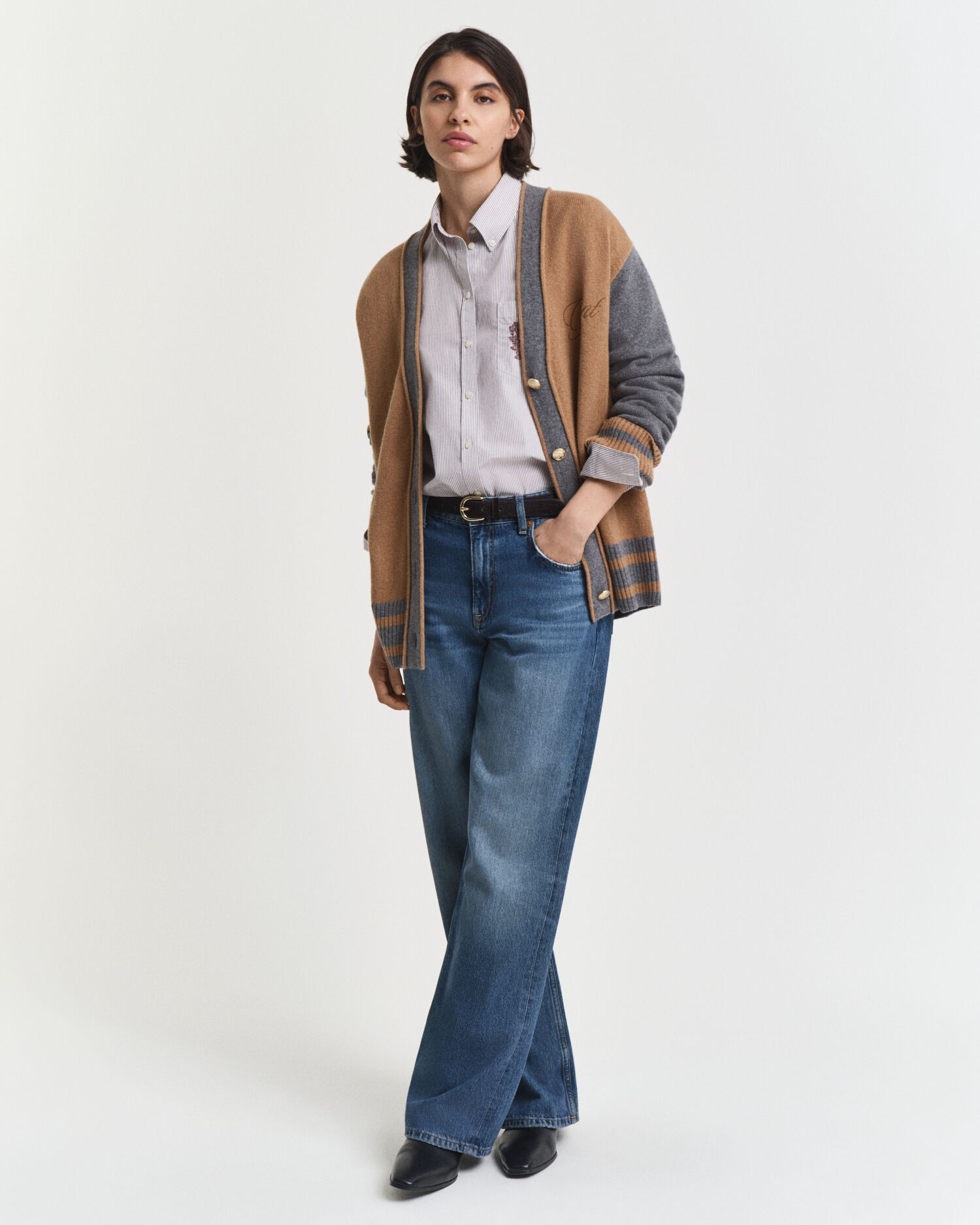 GANT Varsity vest met V-hals