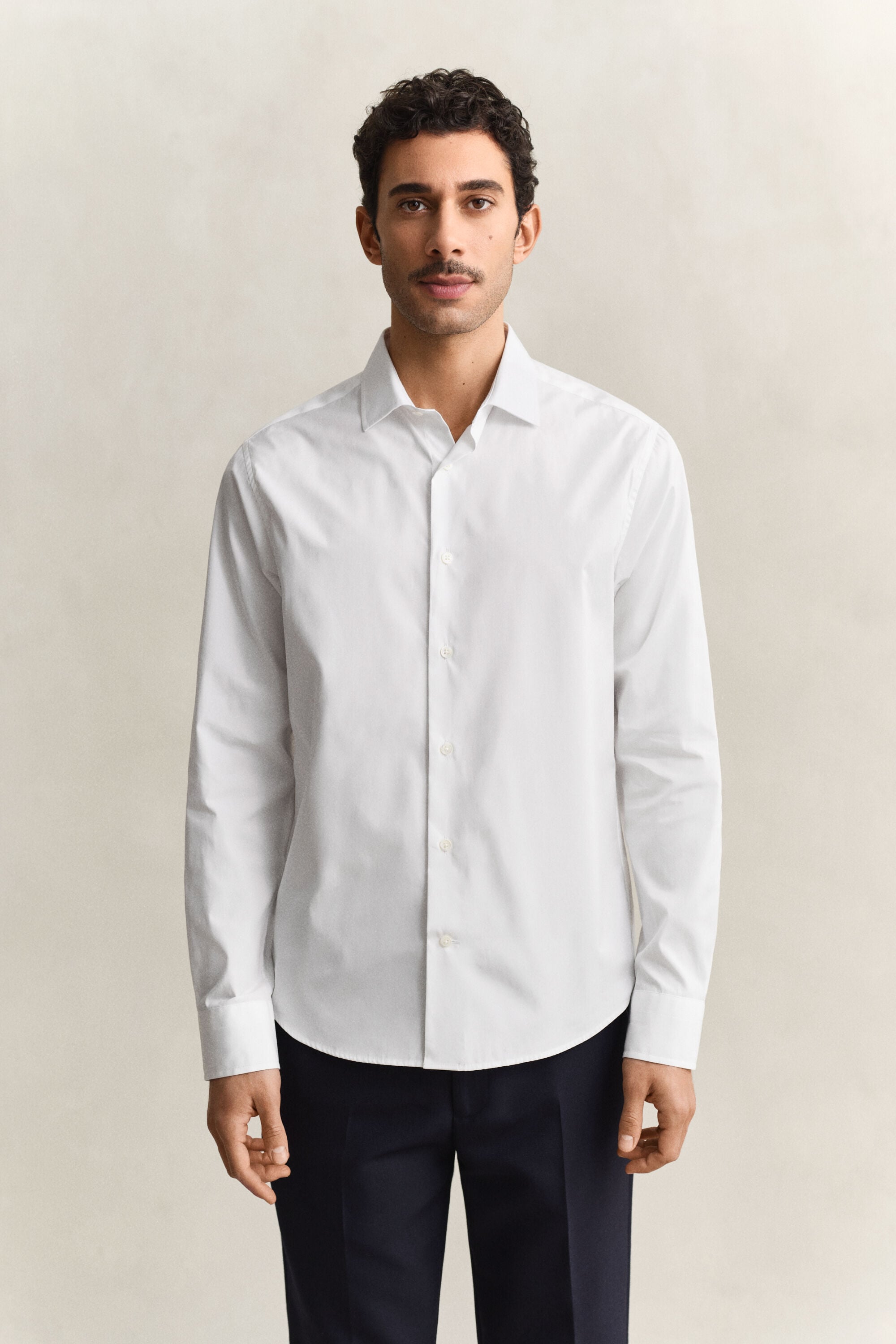 Poplin overoverhemdjurk