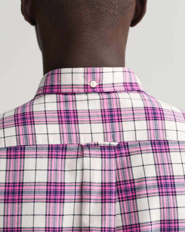 Regular Fit geruit Oxford-overhemd