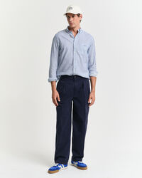 Regular Fit overhemd met strepen en textuur