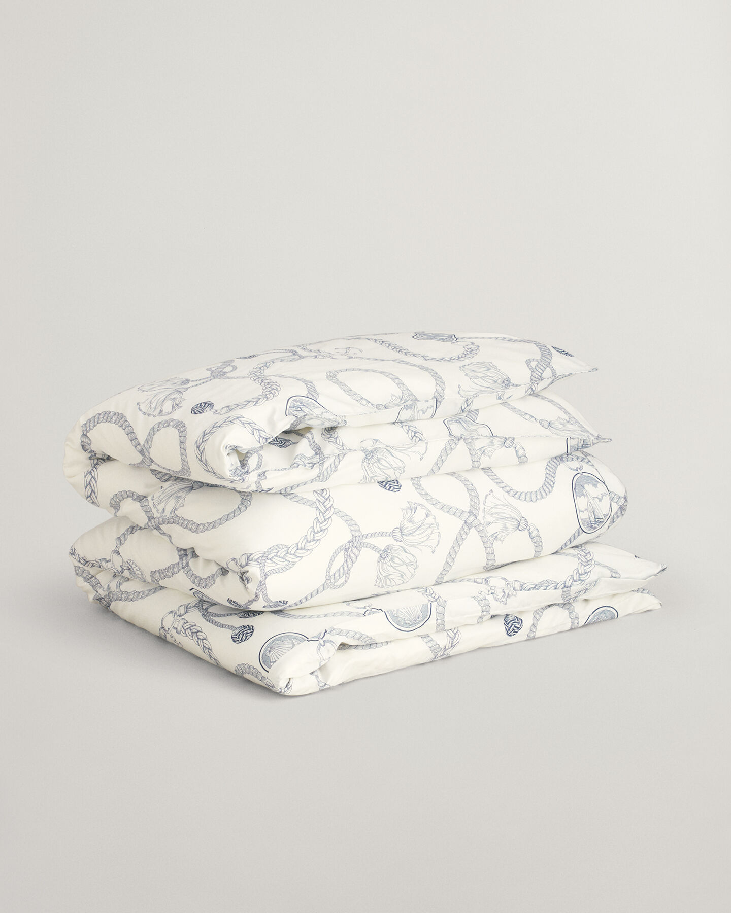 Tweepersoonsdekbedovertrek met Sailing-print