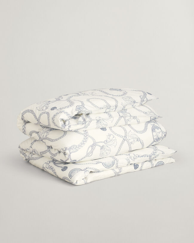 Tweepersoonsdekbedovertrek met Sailing-print