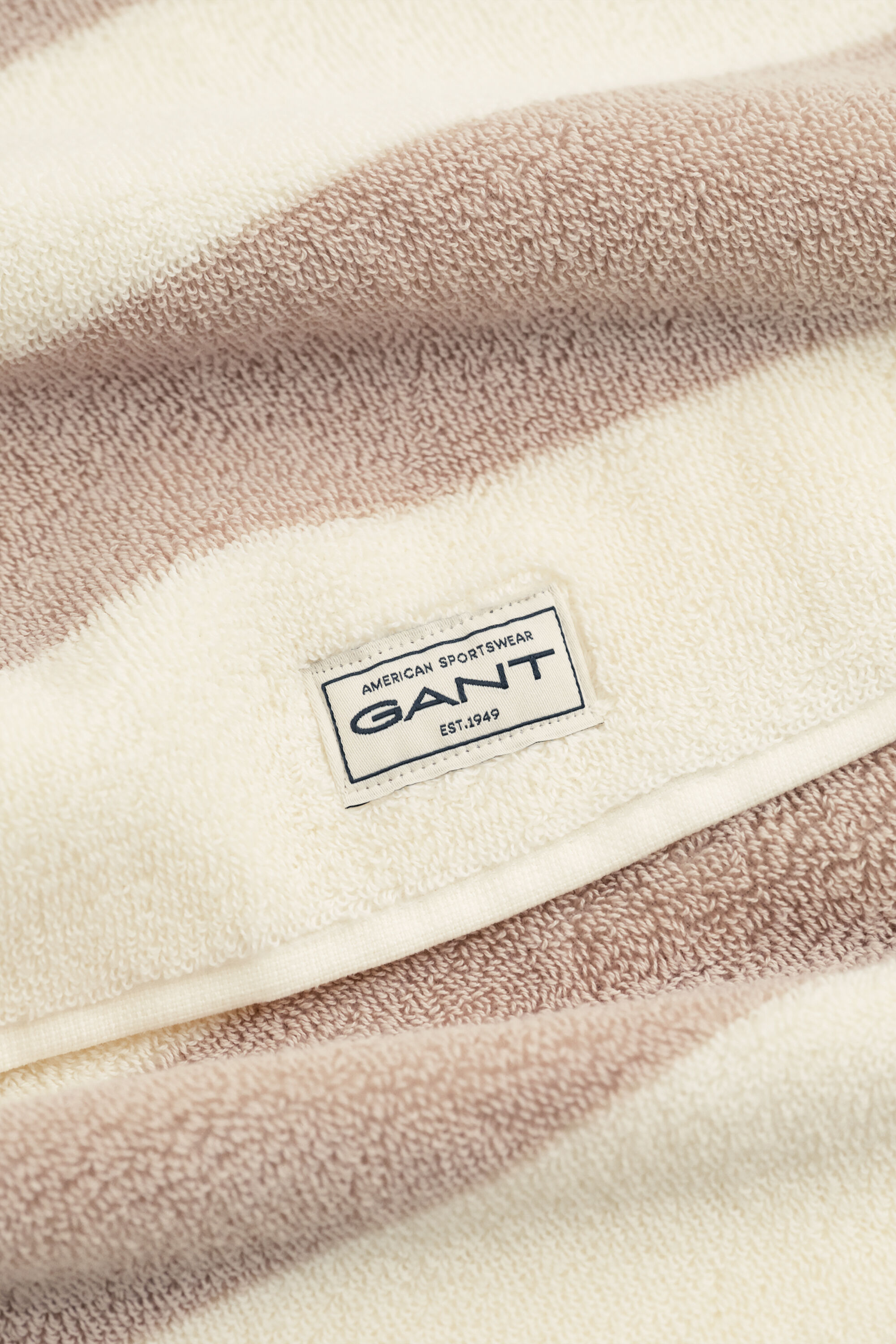 Gestreepte handdoek 50x70 cm