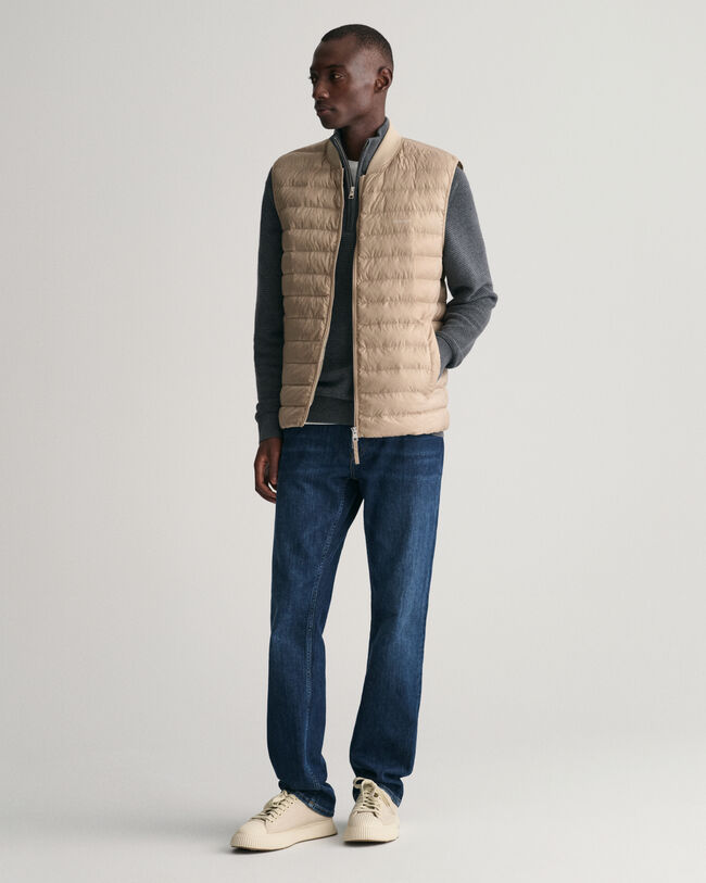 Licht gewatteerde bomberbodywarmer