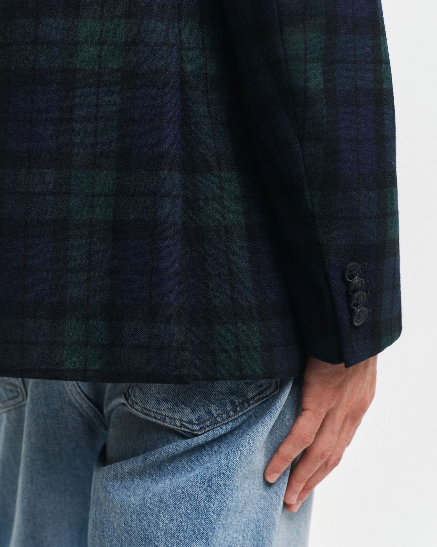 Black Watch blazer met ruiten