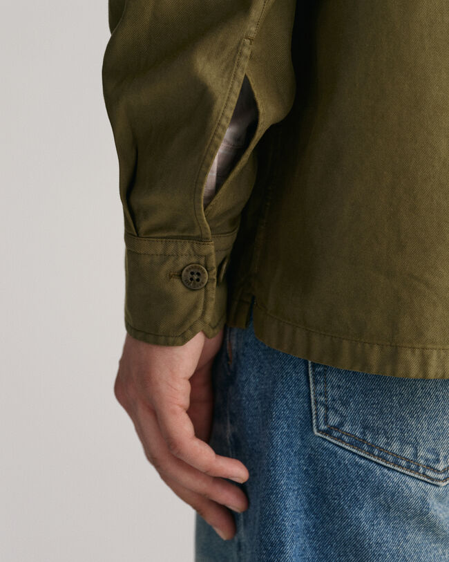 Licht Twill overshirt
