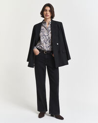 Paisley overhemd van katoenen voile