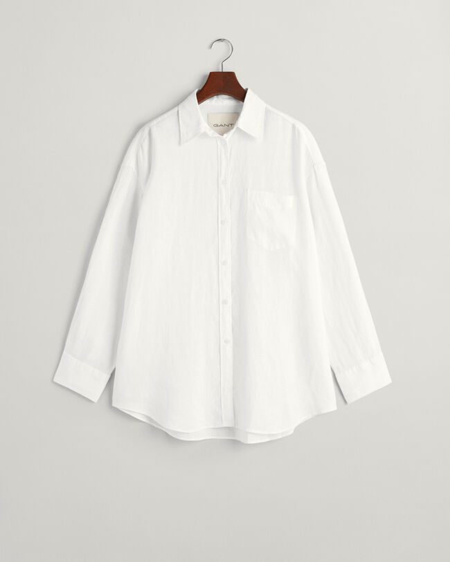 Oversized linnen overhemd