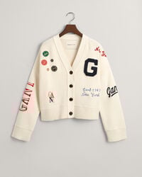 Cropped GANT Varsity vest