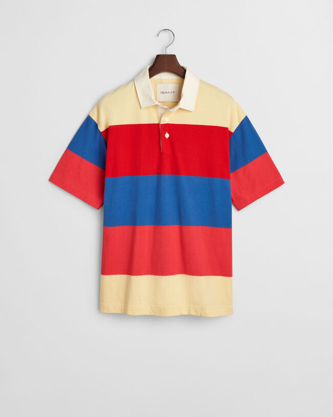 Heavy Rugger met korte mouwen en strepen