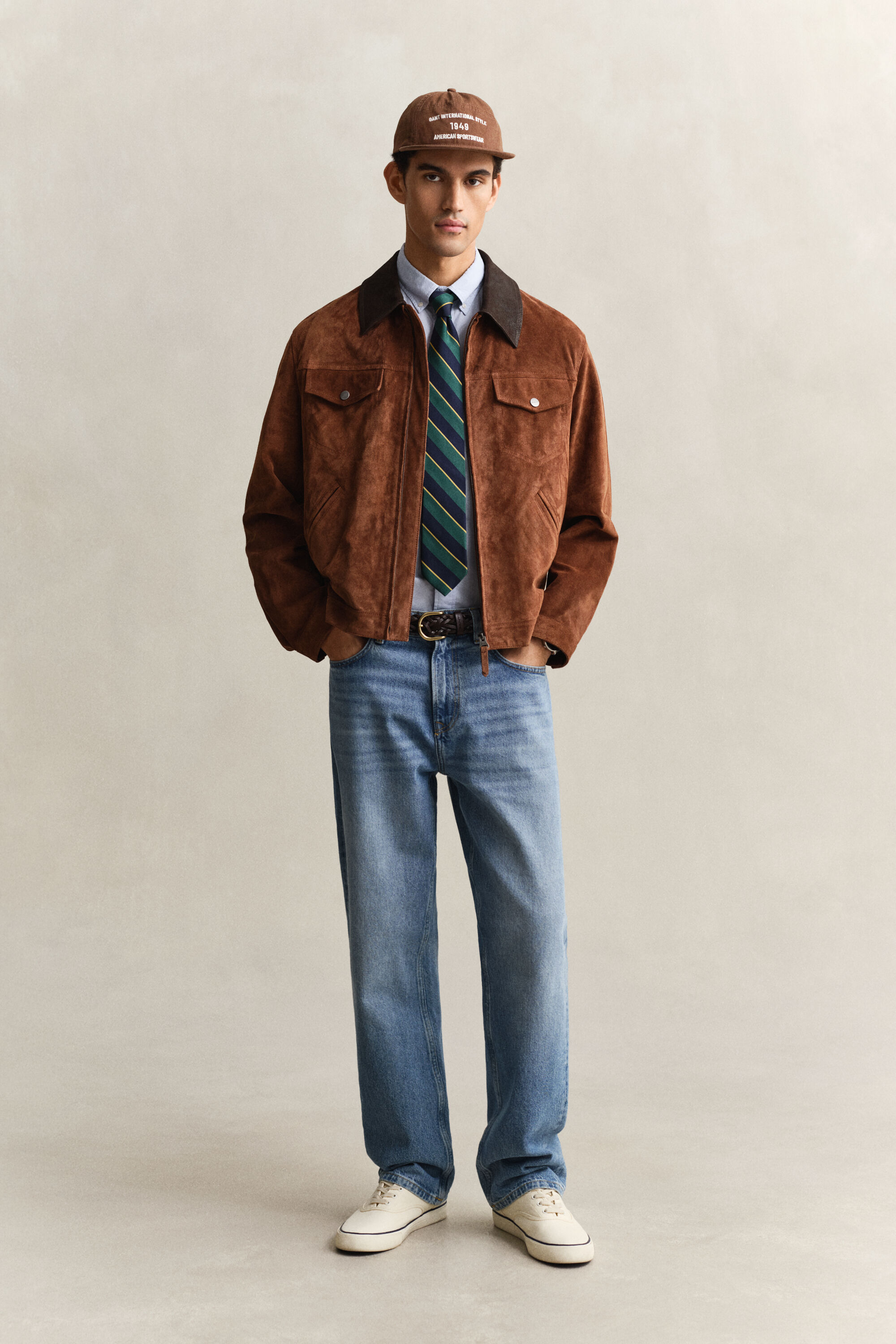 Klassiek poplin overoverhemd met korte mouwen