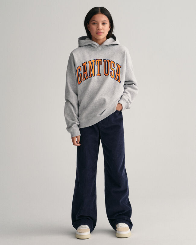 Teen Girls corduroy broek met wijde pijpen