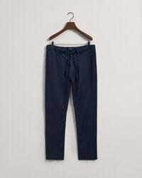 Relaxed Fit linnen broek met trekkoordje
