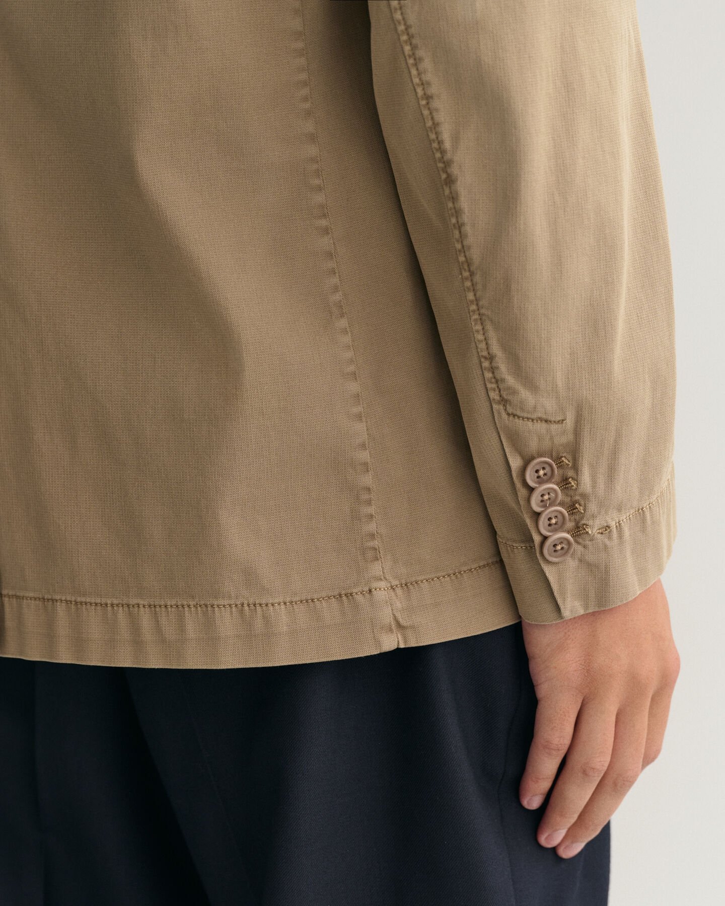 Kostuumblazer van katoen