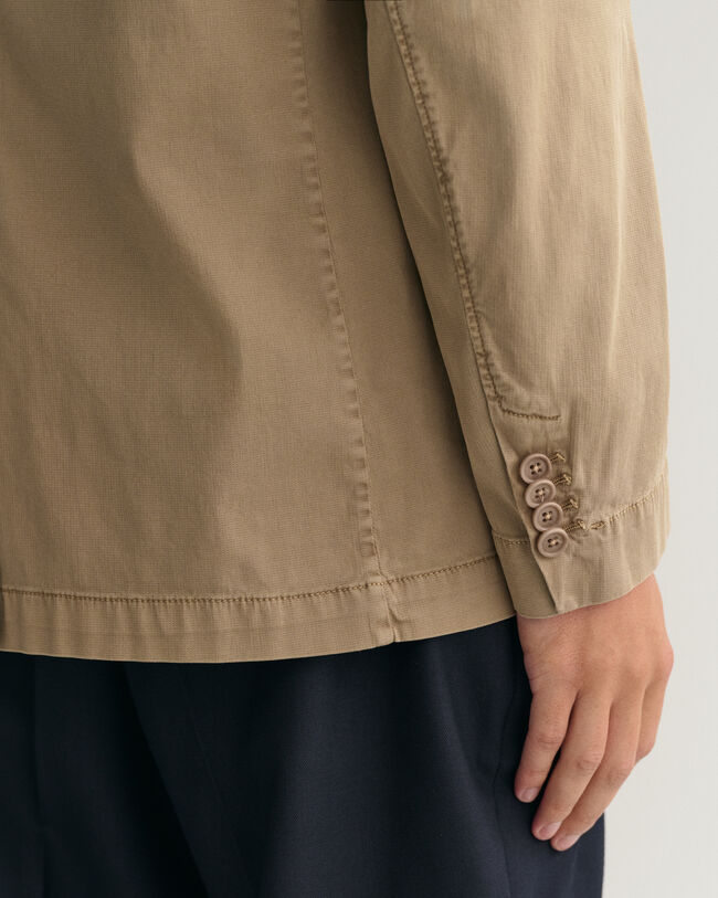 Kostuumblazer van katoen