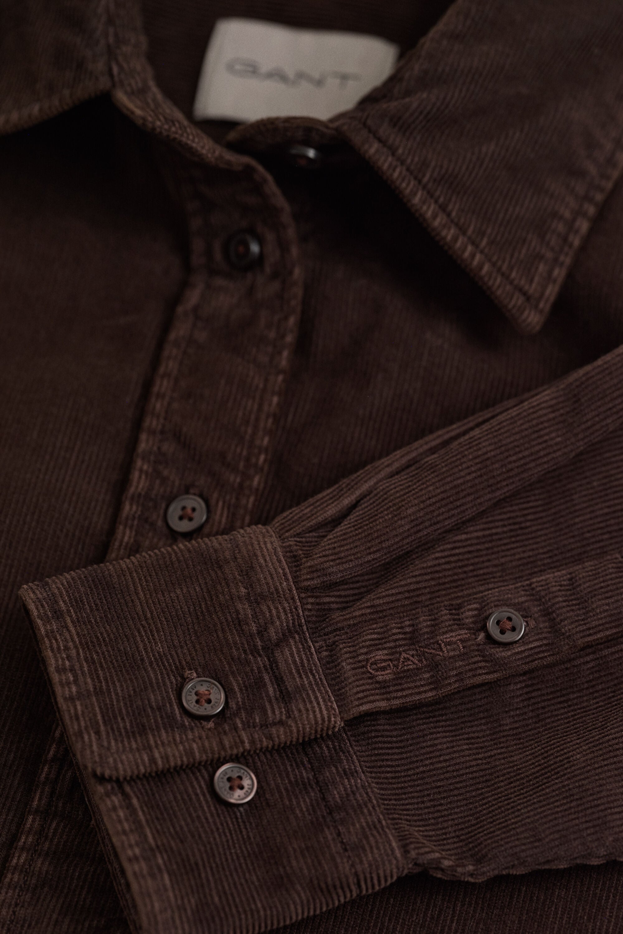 Regular corduroy overhemd