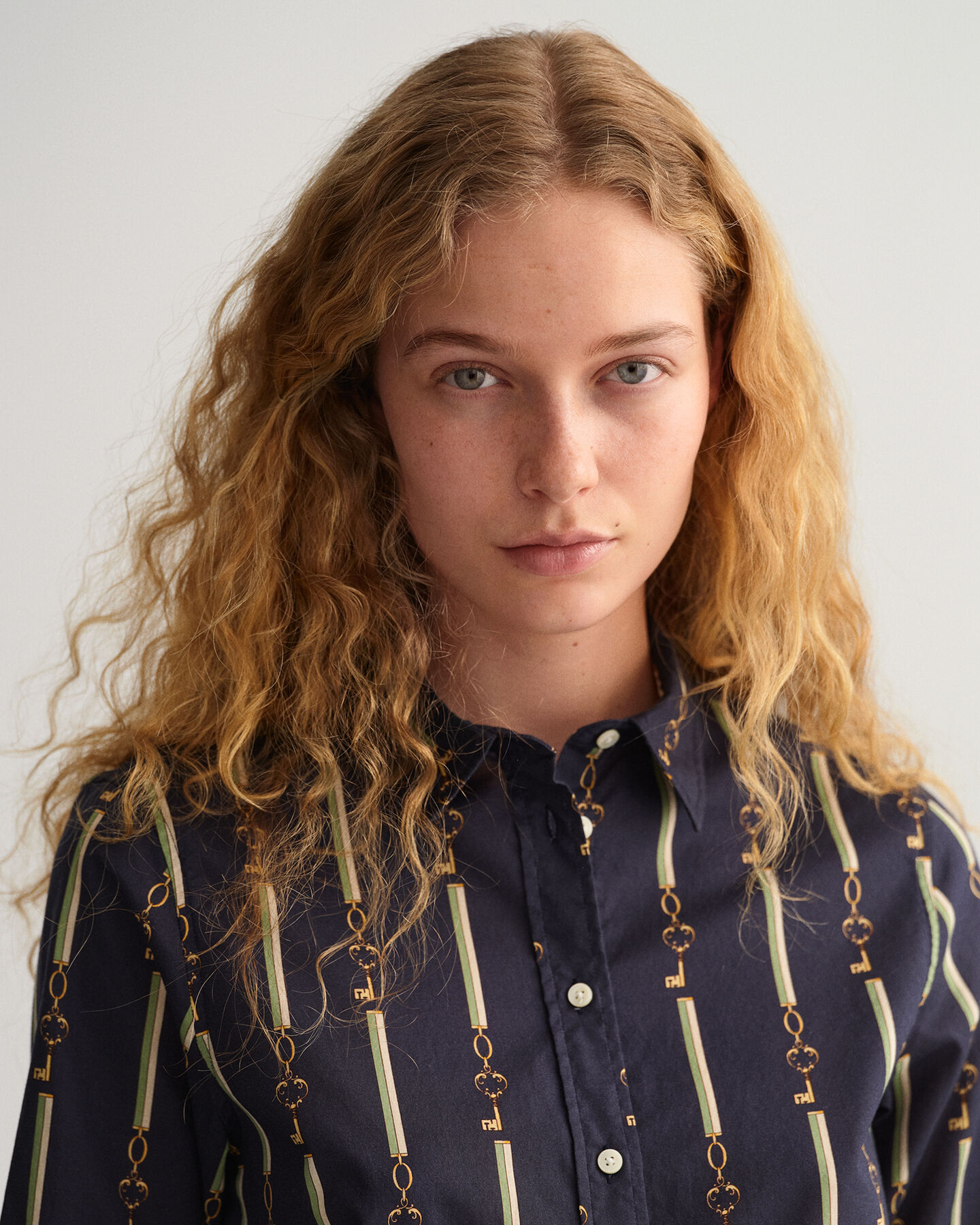 Relaxed Fit American Luxe overhemd van katoenen voile