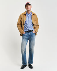 Relaxed Fit Striped Heritage Poplin overhemd