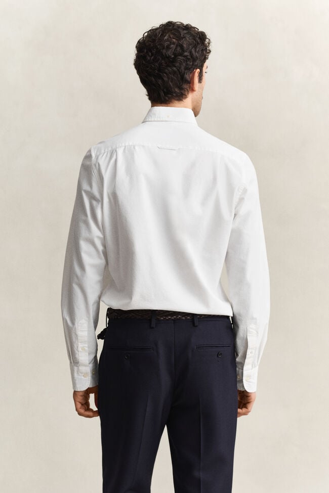 Slim Fit Oxford-overhemd met stretch