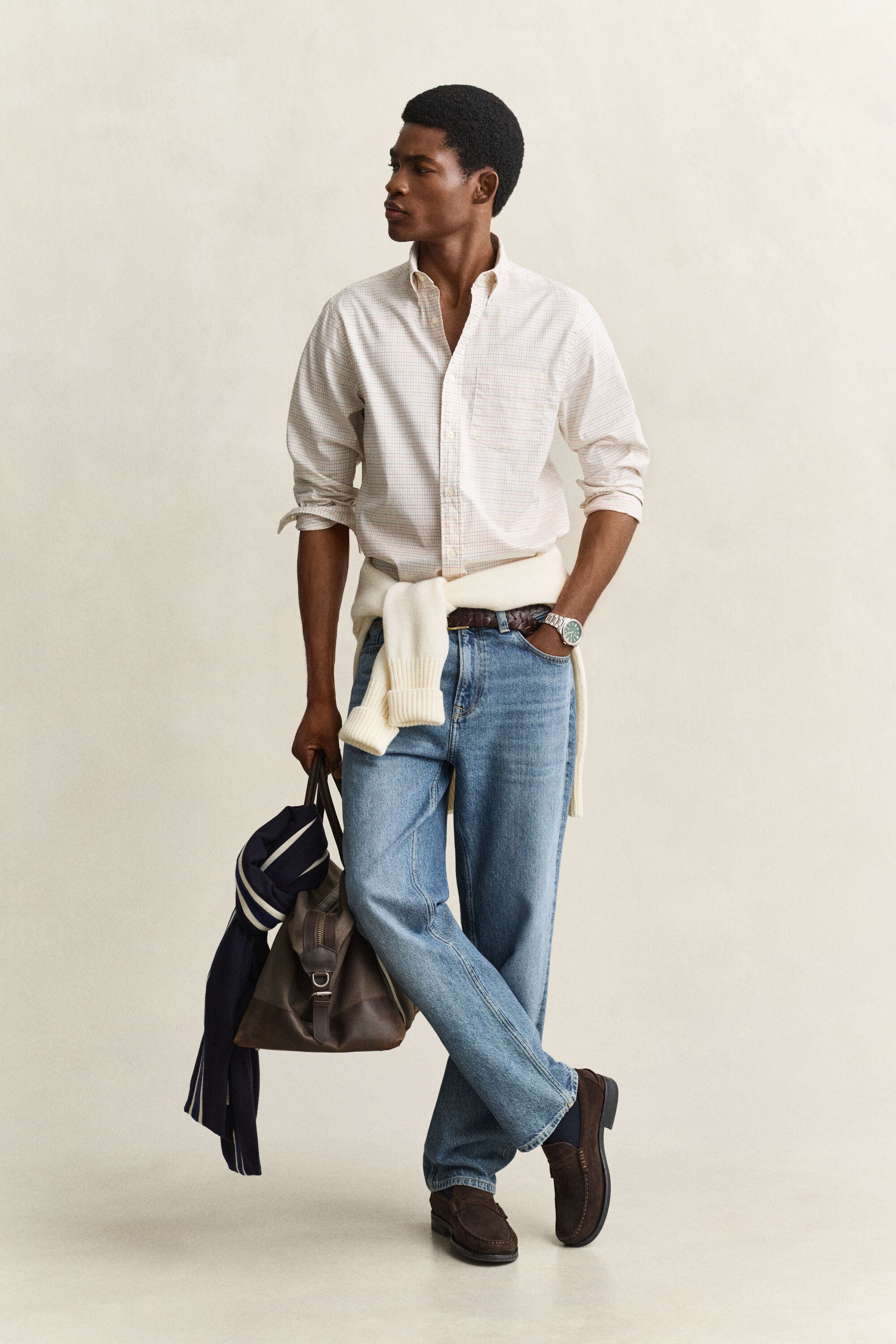 Gant x Yale geruit Oxford-overhemd