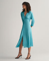 Jurk met geplooide details