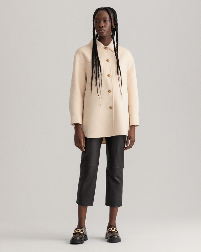 Met de hand gestikt overhemdjack