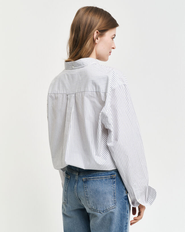 Relaxed Fit Striped Heritage Poplin overhemd