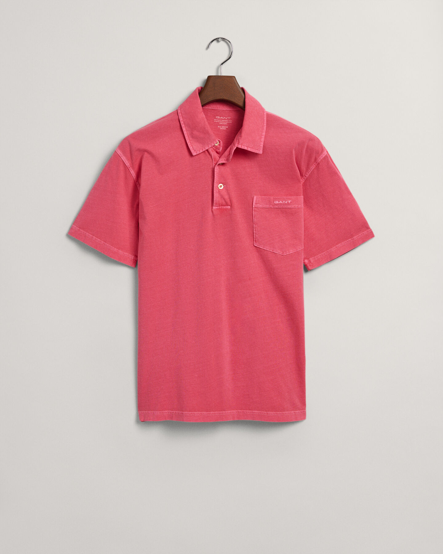 Sunfaded jersey poloshirt